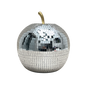 Déco LED pomme disco à piles D16 H17,5cm