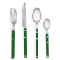 Set de 4 couverts Gustave Vert foncé