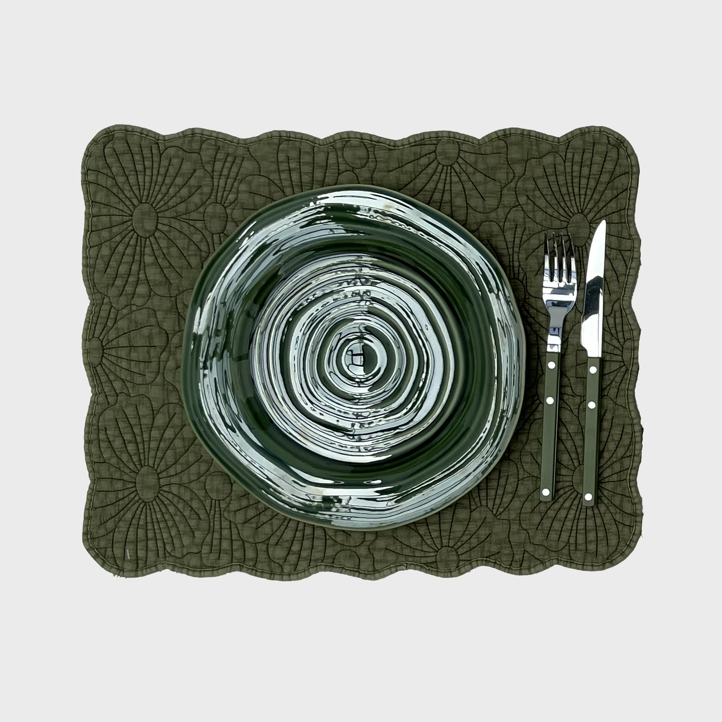 Set de 4 couverts Gustave ivoire