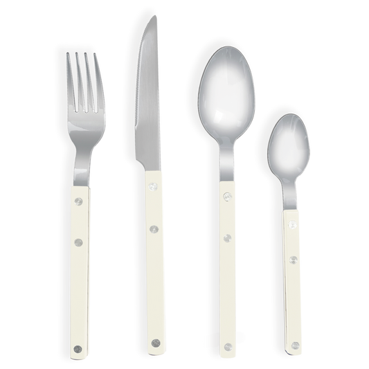 Set de 4 couverts Gustave ivoire