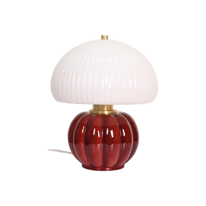 Lampe Madeleine burgandy D22 H25cm