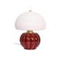 Lampe Madeleine burgandy D22 H25cm