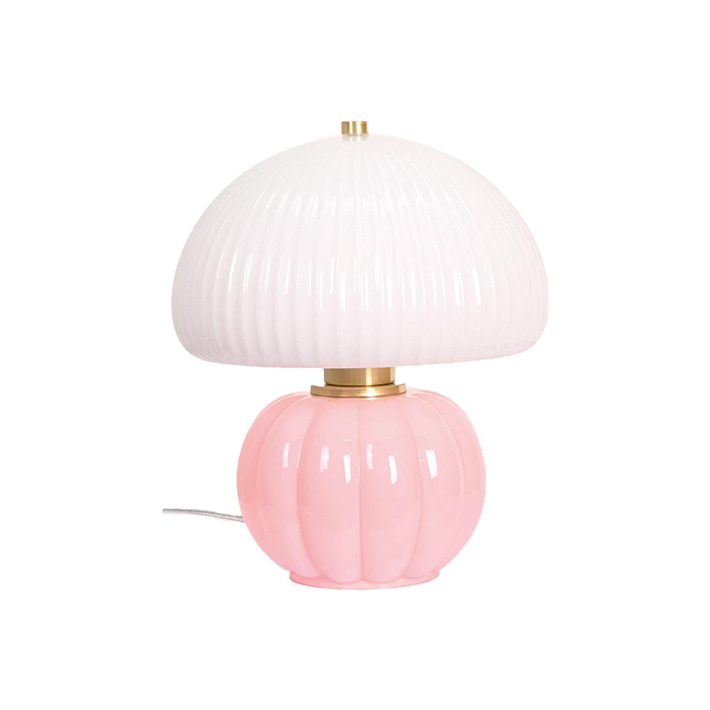 Lampe Madeleine rose D22 H25cm