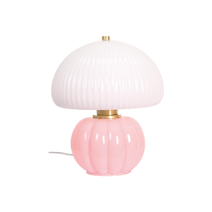 Lampe Madeleine rose D22 H25cm