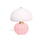 Lampe Madeleine rose D22 H25cm