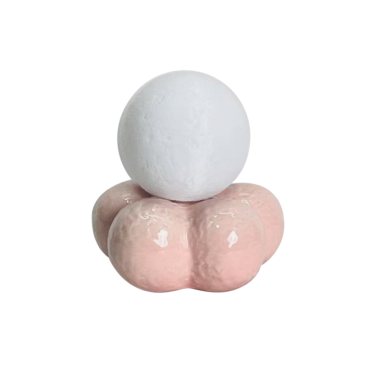 Lampe Zéphir pm rose brillant D15 H16cm