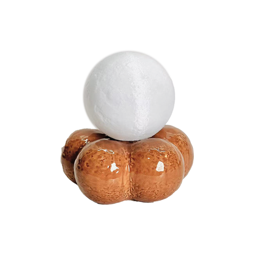 Lampe Zéphir pm marron brillant D15 H16cm