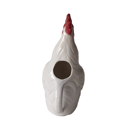 Pichet ceramic coq L13,9 P10,9 H24,2cm