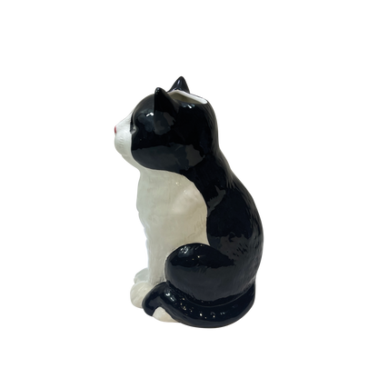 Vase ceramic chat L12,8 P10,5 H19,6cm