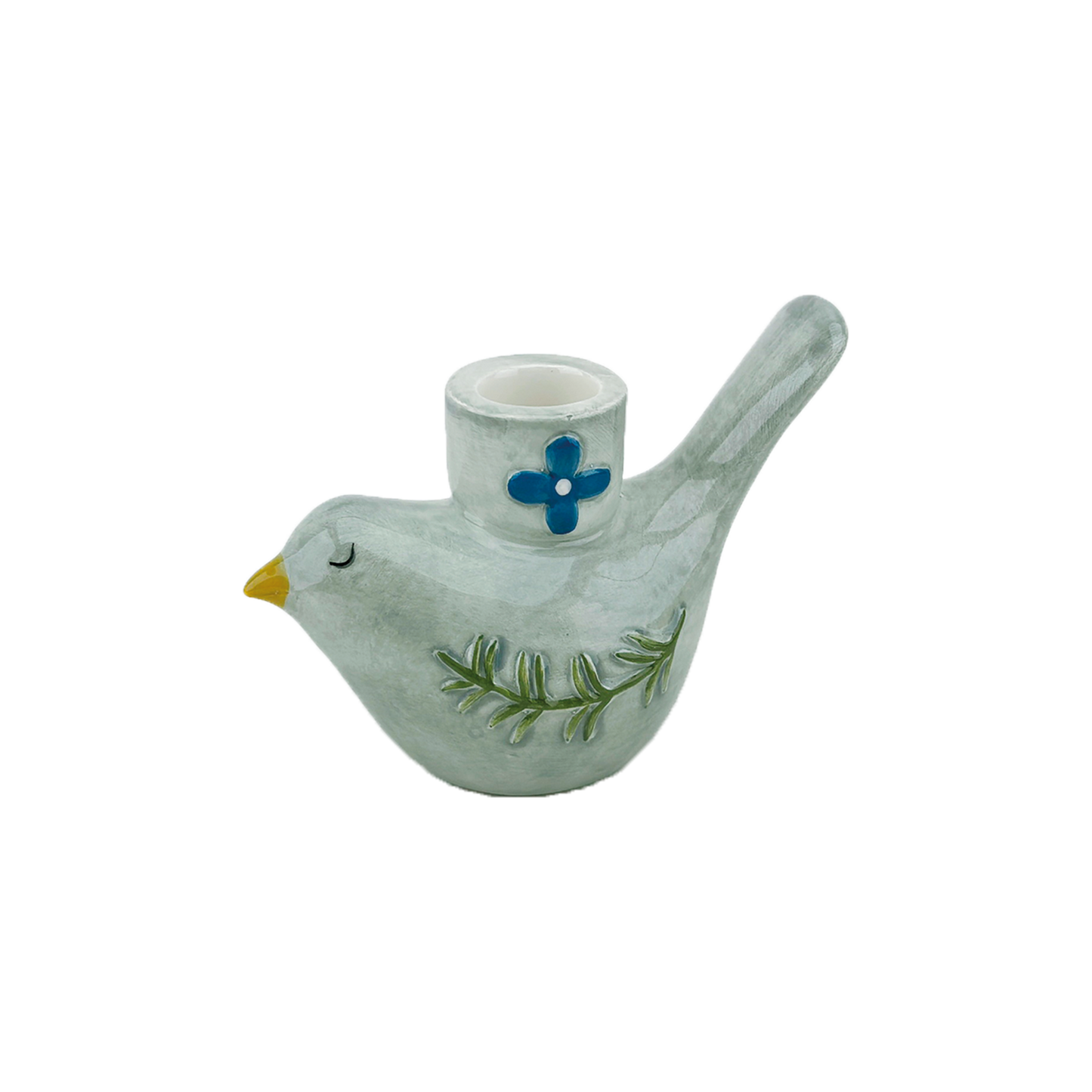 Bougeoir oiseau pm L12 P6 H9cm