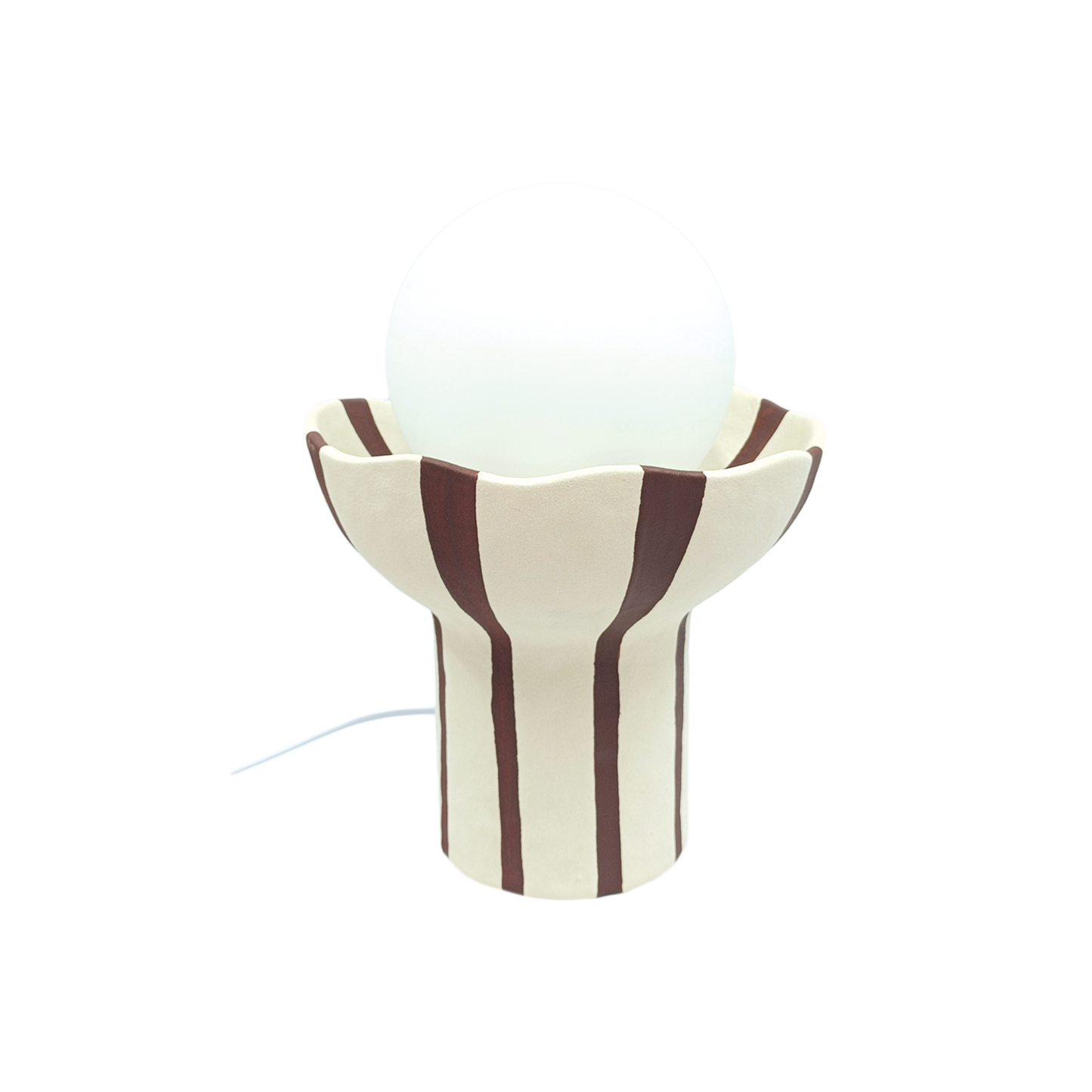 Lampe Albert choco D22,5 H29,5cm