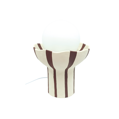 Lampe Albert choco D22,5 H29,5cm