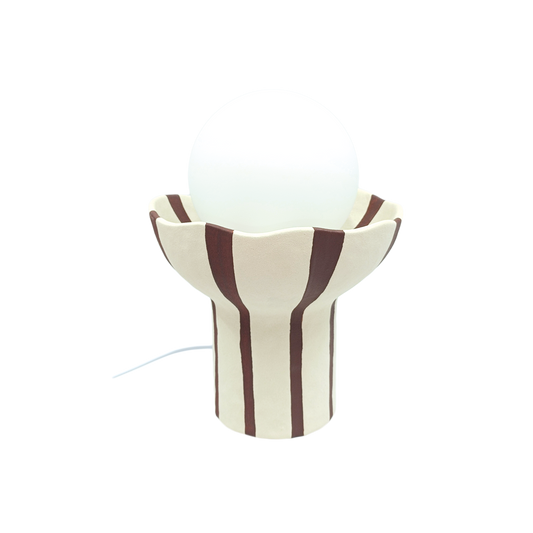 Lampe Albert choco D22,5 H29,5cm