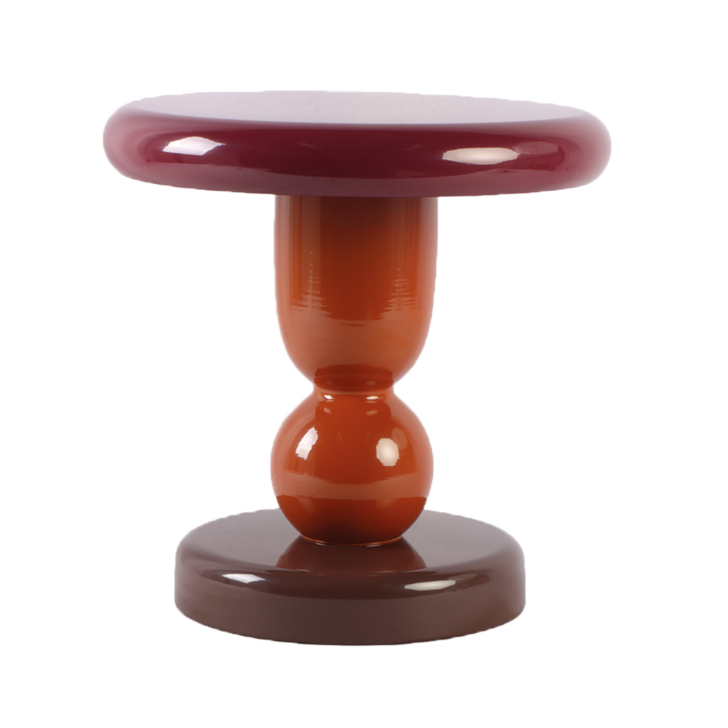 Bout de canapé Milo orange D45 H44,5cm