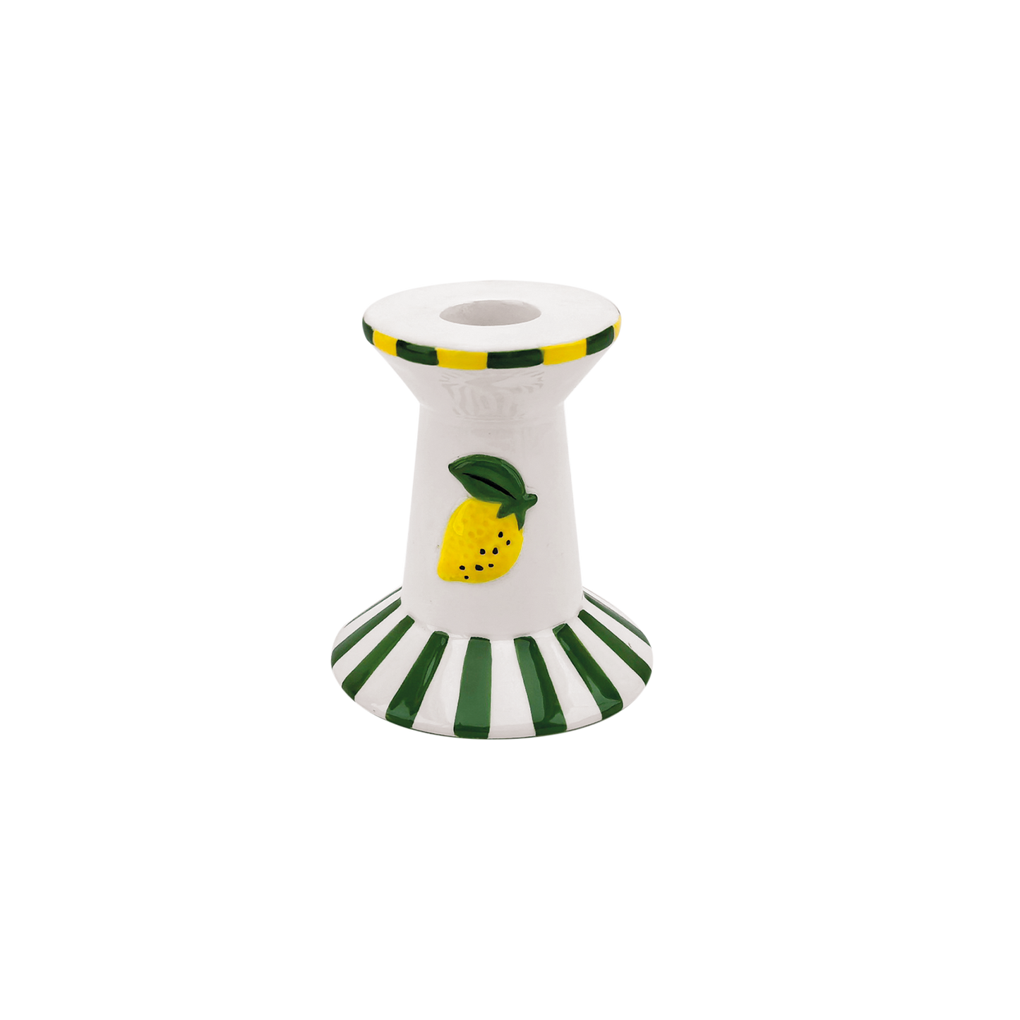 Bougeoir citron pm D7,6 H8,7cm