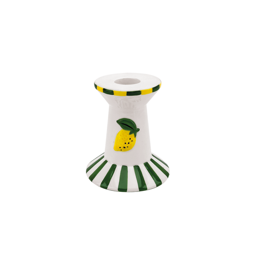 Bougeoir citron pm D7,6 H8,7cm