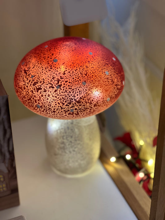 Lampe champignon Led à piles 21cm