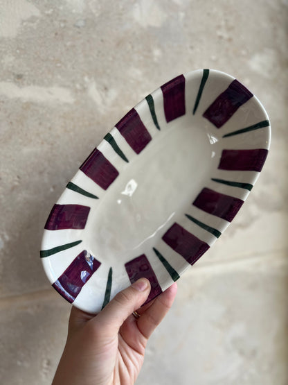 SALADIER OVAL N2 (14x25) - LINEAR - Prune