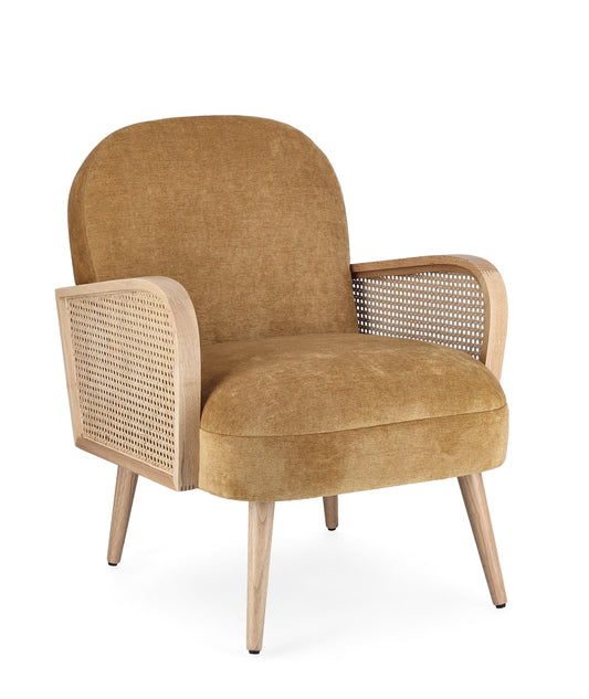 Fauteuil Dalida Moutarde