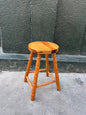 Tabouret vintage bois