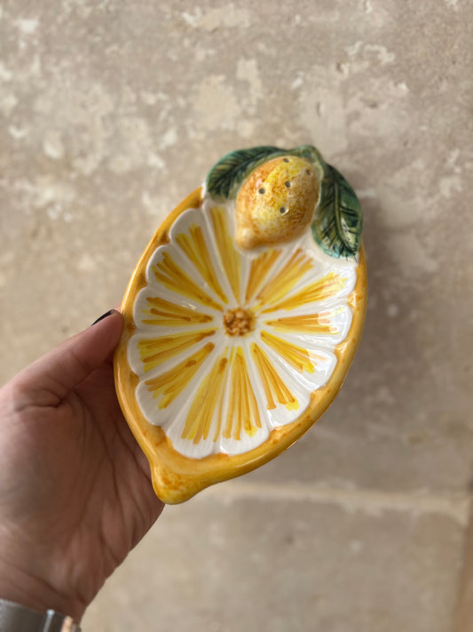 Ravier citron vintage