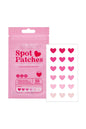 Patchs hydrocolloïdes anti‑acné en forme de cœur
