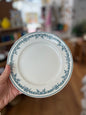 Assiettes vintage dessert terre de fer
