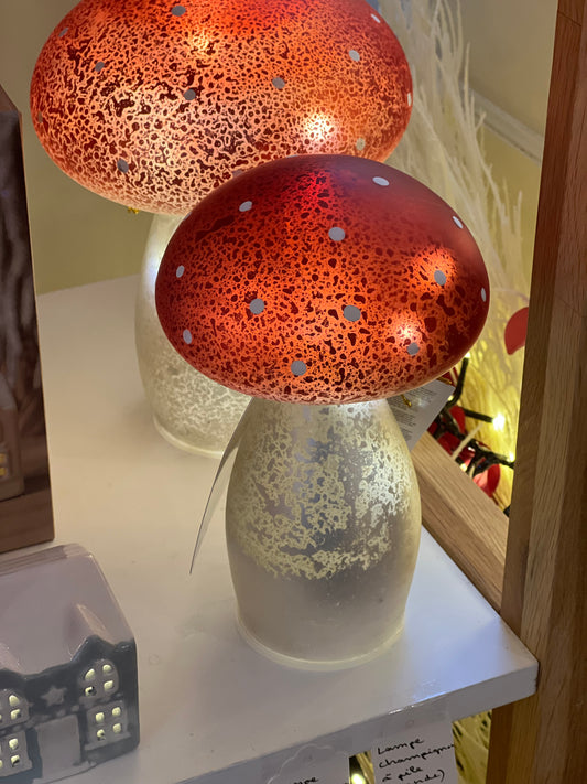 Lampe champignon Led à piles 18cm