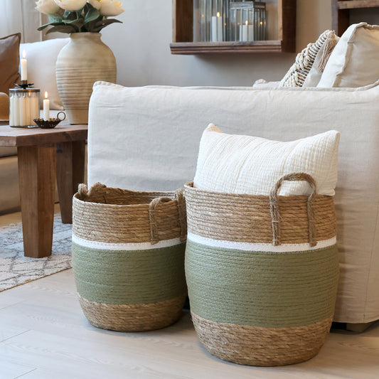 Panier en jute