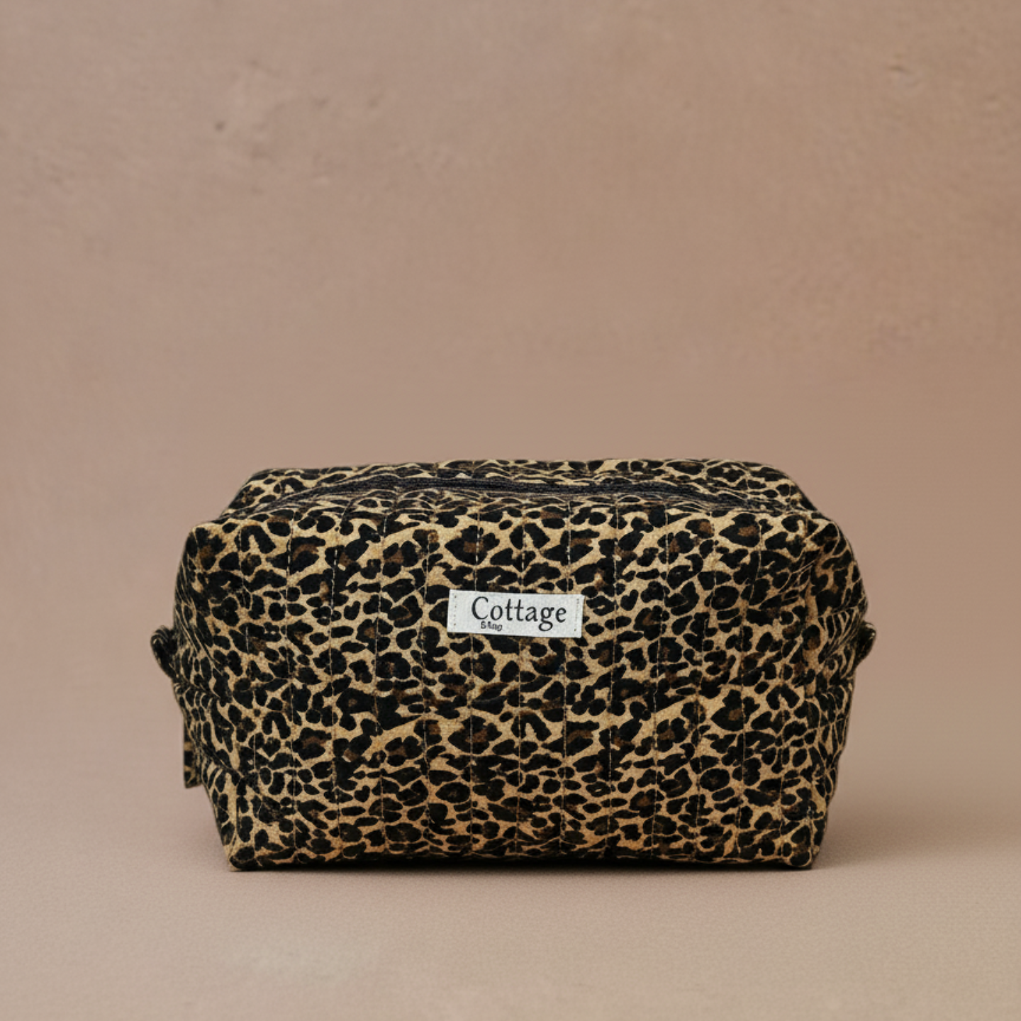 Trousse  de toilette XL 100 % coton  : Tulipe jaune