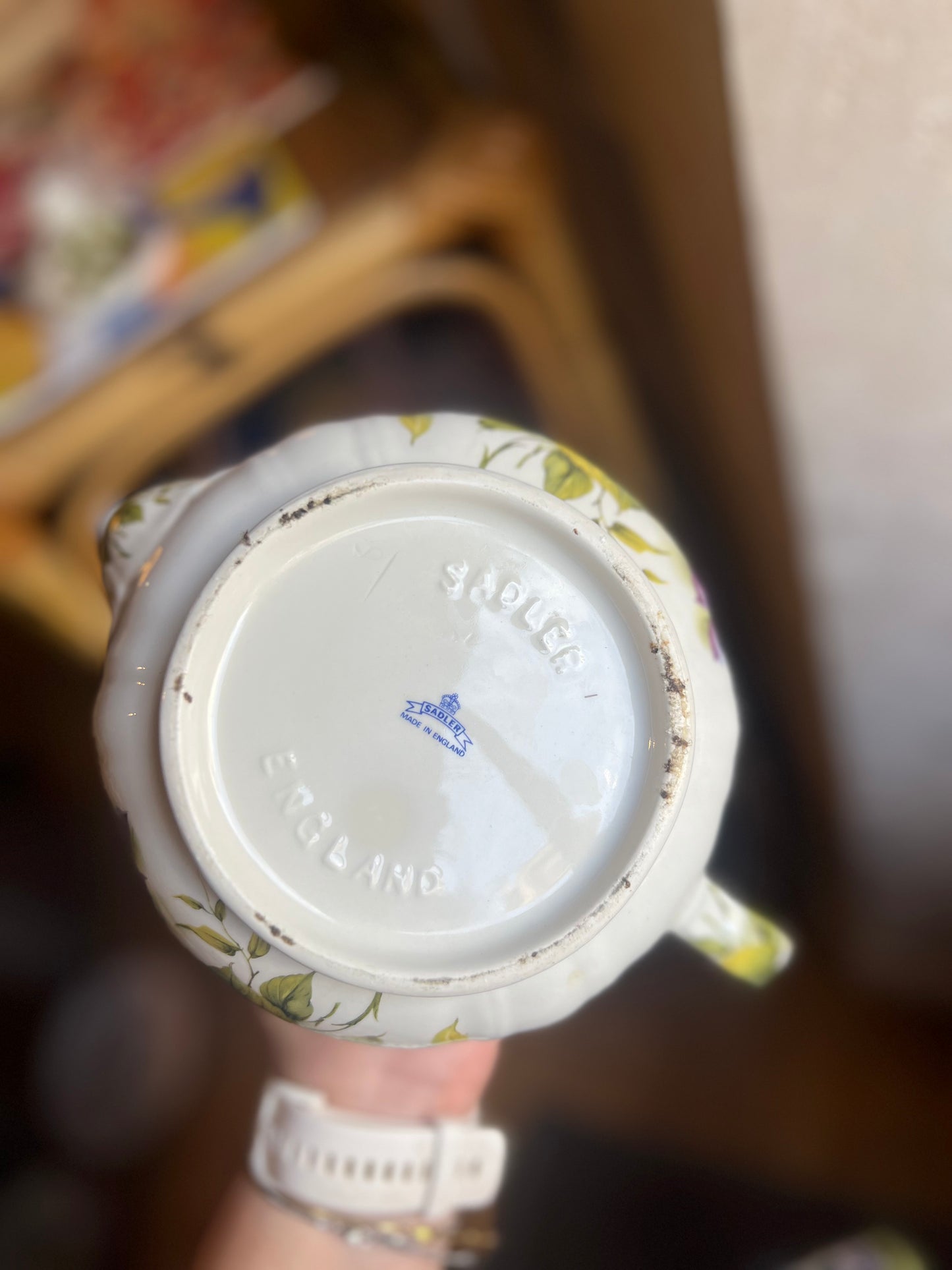 Théière vintage anglaise