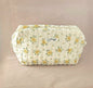 Trousse  de toilette XL 100 % coton  : Espace jaune