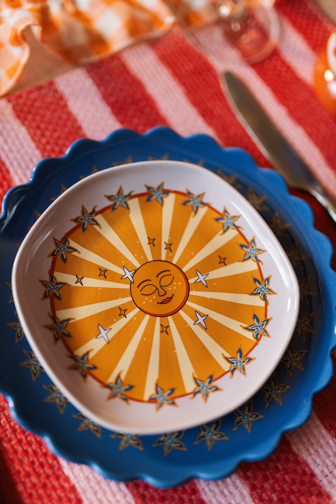 Assiette Lilac Sun & Stars