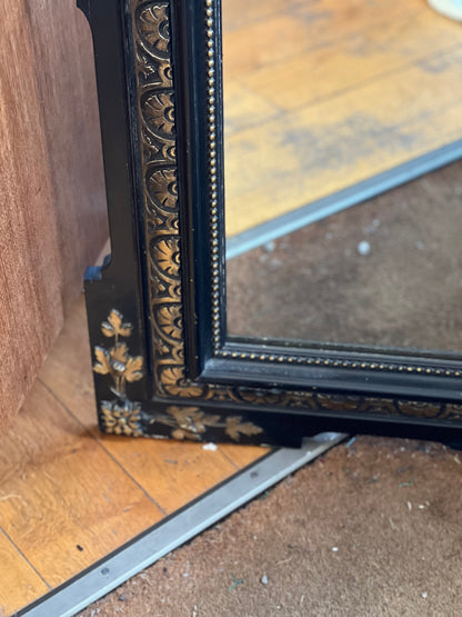 Miroir style Napoléon avec fronton- 84xH124cm