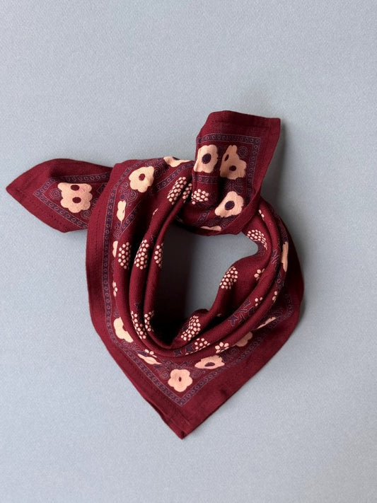 PETIT FOULARD ANASTASE BORDEAUX - Byzantine