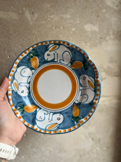 Assiettes italiennes peintes main - dessert