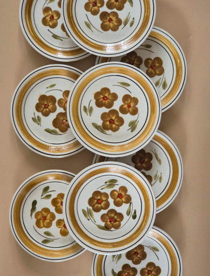 Assiettes desserts vintage