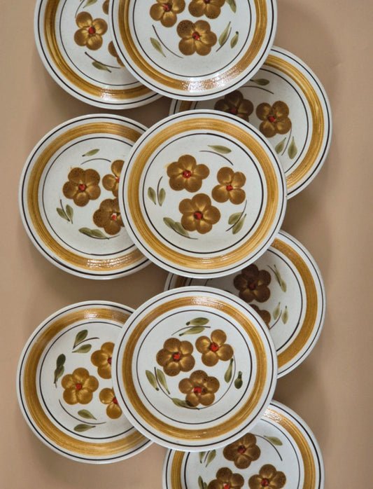 Assiettes desserts vintage