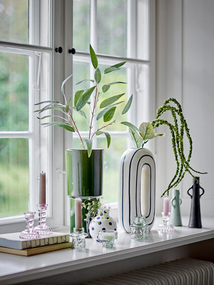 Mae Vase, Bleu, Céramique