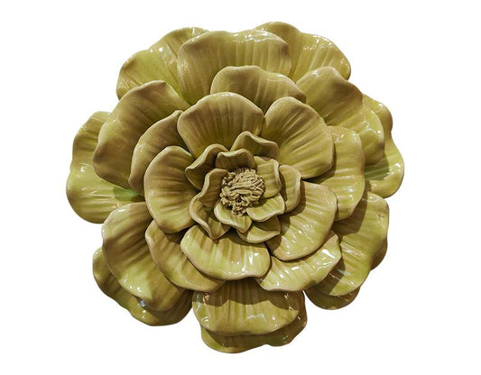 DÉCO MURALE FLEUR CÉRAMIQUE 17,5cm