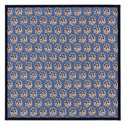 Lot de 4 Serviettes de tables en coton Block Print: Garance PM