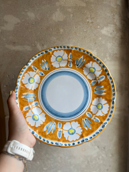 Assiettes italiennes peintes main