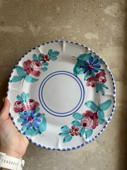 Assiettes italiennes peintes main
