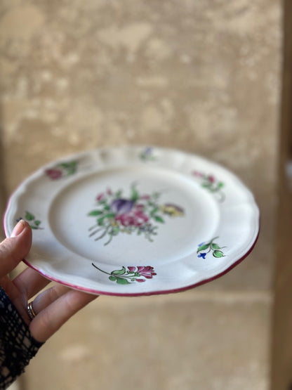 Assiette Luneville