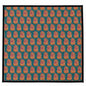 Lot de 4 Serviettes de tables en coton Block Print: Capucine PM