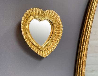 MINI MIROIR COEUR 11,1X11,3CM