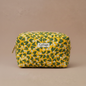 Trousse  de toilette XL 100 % coton  : Tulipe jaune