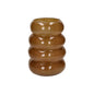 Vase Orbit / photophore - verre - DIA 17 x H 24 cm - camel