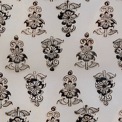 Petit plateau rond métal émaillé Hoya, bordure dorée