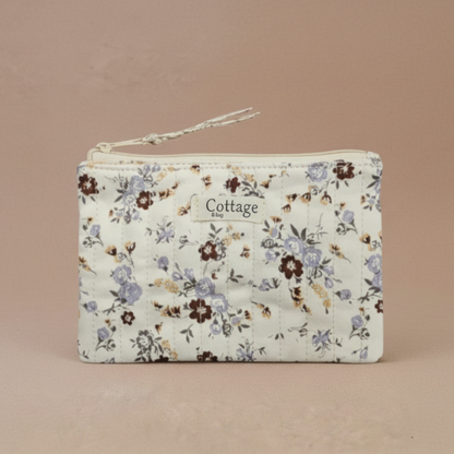 Pochette plate  100 % coton  : Vv moutarde